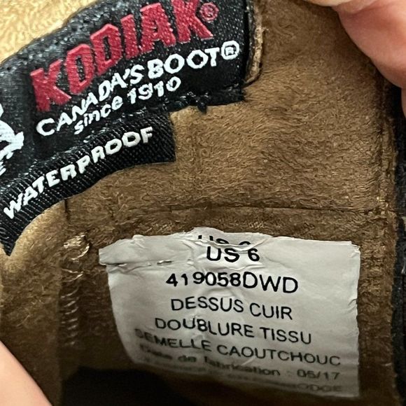 Kodiak Women's‎ Heeled Waterproof Slip On Brown Leather Boots - Picture 8 of 8